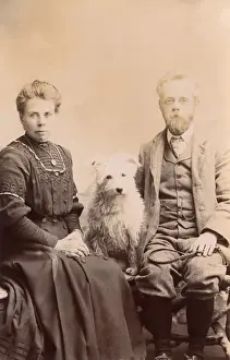 Couple with dog