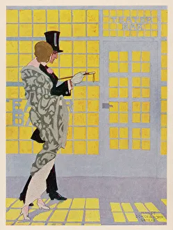 Smart Collection: Couple at the door of the Theatre Bar