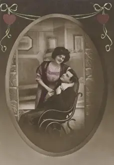 Couple embracing