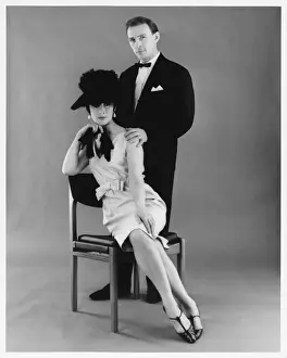 Couple in Formal Dress