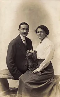 Couple with Havanese