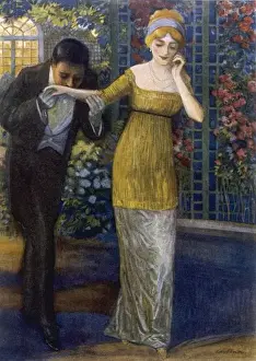 Kisses Prints: Couple / Kissing Hand 1916
