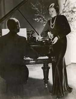 Couple Photo/Piano 1930S