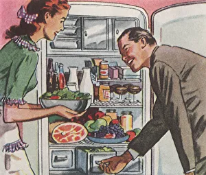 Nearby Gallery: Couple at Refrigerator Date: 1948