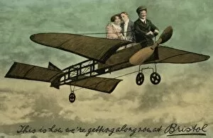Images Dated 22nd June 2012: A couple take a ride on a plane