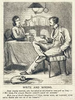 Slippers Gallery: Couple Take Tea 1875