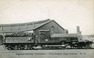 Coupled Prints: Four Coupled Bogie Express Nairnshire, Inverness