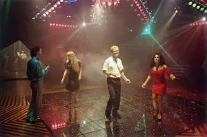Two Couples at a disco, Cornwall