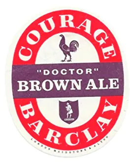 Barclay Prints: Courage Barclay Doctor Brown Ale