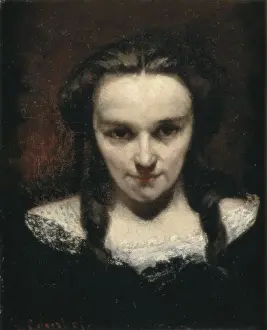 Courbet Prints: COURBET, Gustave (1819-1877). The Clairvoyant