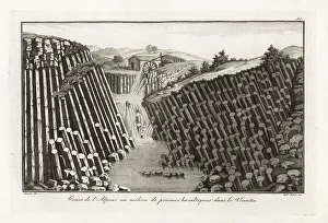 Lava Prints: The course of the river Alpone in the Vicentin, Italy, 18th cent