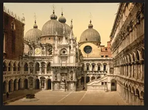 A court in the Doges Palace, Venice, Italy