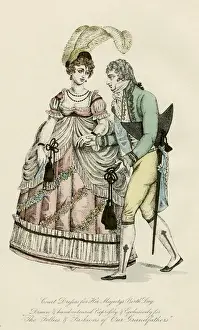 Bracelet Prints: Court dress, January 1807