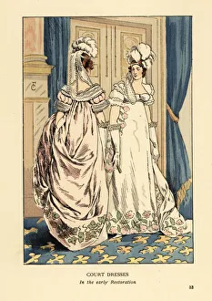 Bourbon Gallery: Court dresses in the early Restoration, Paris