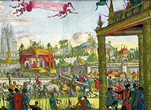Court of The Grand Mogul, India