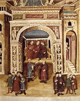 Brescia Prints: Court of the Great Knight. Illustration from