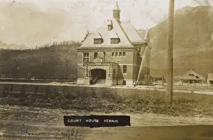 Courthouse Prints: Court house at Fernie, British Columbia, Canada