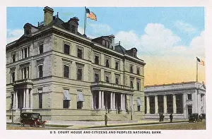 Pensacola Prints: US Court House, Pensacola, Florida, USA