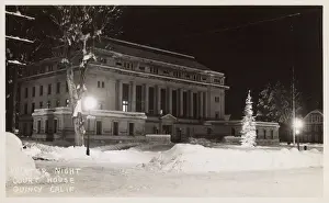 Quincy Prints: Court House, Quincy, Plumas County, California, USA