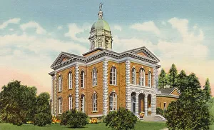 Courthouse Prints: Court House, Rochester, Minnesota, USA Date: 1934