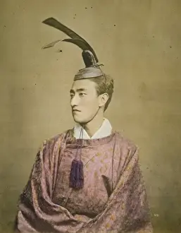 Court official wearing a kanmuri