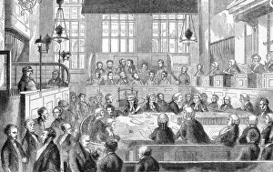 Trial Gallery: Court Scene / Newgate / 1862