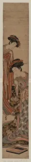 A courtesan and her apprentice (Shinzo)