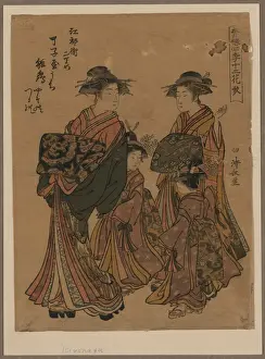 The courtesan Hinazuru of the Choji-ya