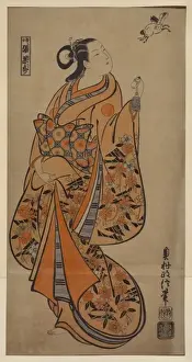 Courtesan Prints: Courtesan likened to the Chinese sage Zhang Guolao (Chokaro)