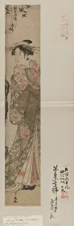 Matsuba Ya Prints: The courtesan Utahime of Matsuba-ya