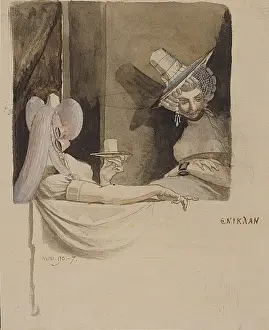 Courtesans Prints: Two Courtesans at a Window