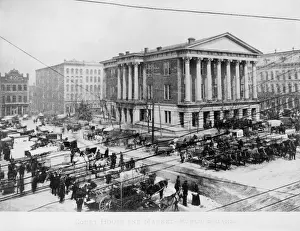 Nashville Prints: Courthouse and Market - Public Square, Nashville, Tenn