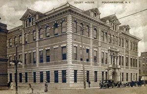 Courthouse Prints: Courthouse at Poughkeepsie, New York State, USA