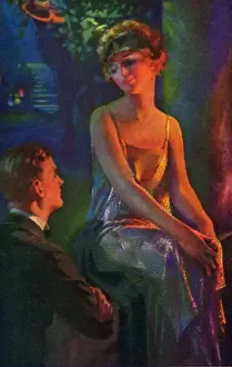 Courting Prints: Courting couple