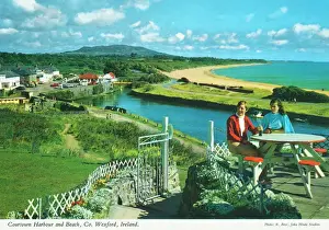 Wexford Prints: Courtown Harbour and Beach, County Wexford