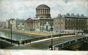 Four Prints: Four Courts, Dublin, County Dublin