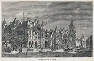 Strand Prints: Courts of Justice 1870S