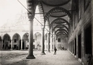 Ahmed Gallery: Courtyard, Blue Mosque, Sultan Ahmed Mosque, Istanbul, Turke