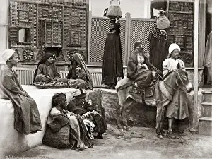 Courtyard, Cairo, Egypt, circa 1880s