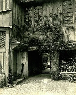Ightham Prints: The Courtyard, Ightham Mote, Kent