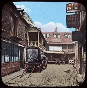 Jacobs Prints: Courtyard of The Tabard Inn, Southwark, London