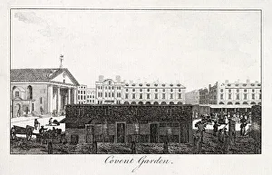 Covent Garden, London. Date: circa 1750