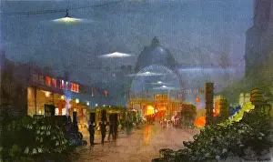 Covent Garden at night, 1926