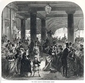 Waits Prints: COVENT GARDEN IN THE SPRING 1867