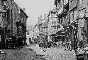 Coventry Collection: Coventry Butcher's Row Victorian period