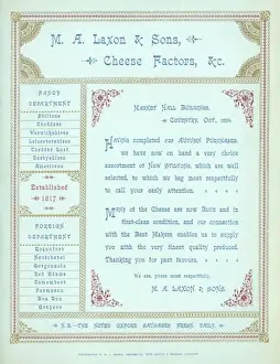Coventry Cheese Notice