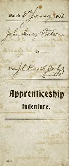 Document Collection: Front cover, Apprenticeship Indenture