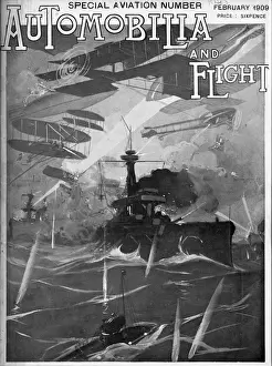Automobilia Prints: The front cover of Automobilia and Flight