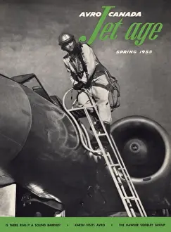 The front cover of Avro Canada Jet age Spring 1953