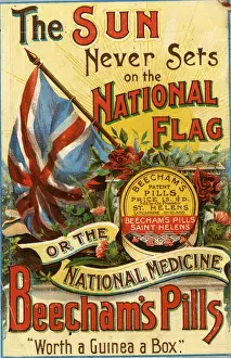 Back cover, Beechams Family Almanack